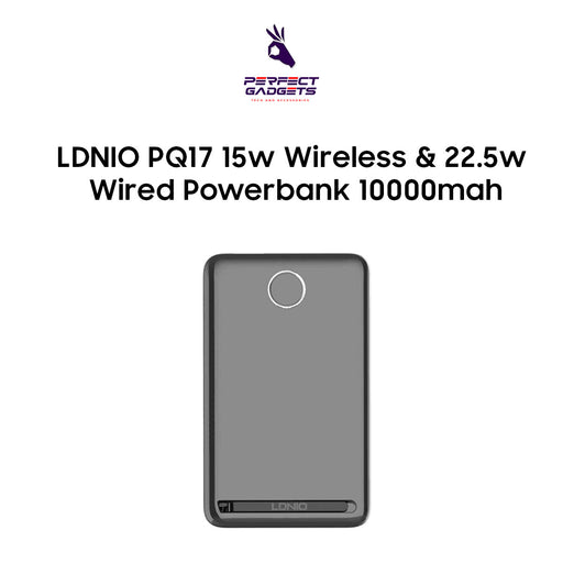 LDNIO PQ17 15w Wireless & 22.5w Wired Powerbank 10000mah