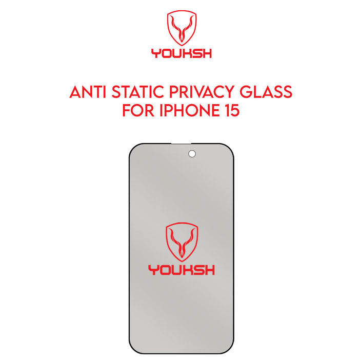 Apple IPhone 15 (6.1) Privacy Glass Protector