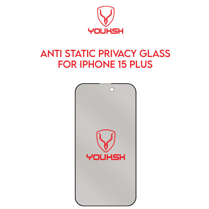 Apple IPhone 15 Plus (6.7) Privacy Glass Protector