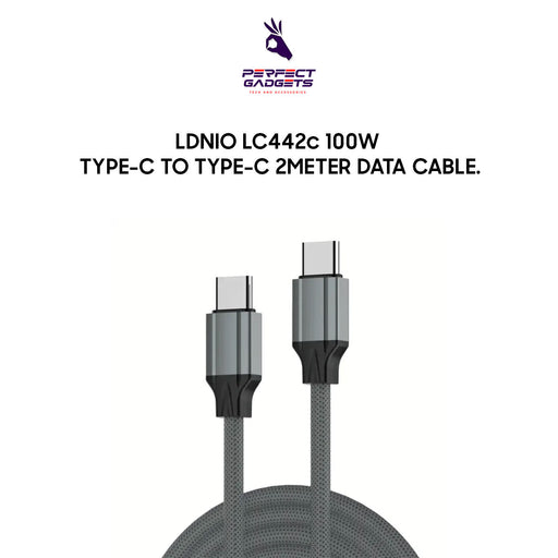 LDNIO LC442c 100W TYPE-C TO TYPE-C 2METER DATA CABLE.