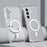 YOUKSH MagSafe Samsung S25 Plus Clear Case - MagSafe Samsung S25 Plus Charging Compatible Cover - Shock Proof With Built-In Air Bag Case.