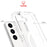 YOUKSH MagSafe Samsung S25 Plus Clear Case - MagSafe Samsung S25 Plus Charging Compatible Cover - Shock Proof With Built-In Air Bag Case.