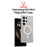 YOUKSH MagSafe Samsung S25 Ultra Clear Case - MagSafe Samsung S25 Ultra Charging Compatible Cover - Shock Proof With Built-In Air Bag Case.