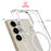 YOUKSH MagSafe Samsung S25 Ultra Clear Case - MagSafe Samsung S25 Ultra Charging Compatible Cover - Shock Proof With Built-In Air Bag Case.