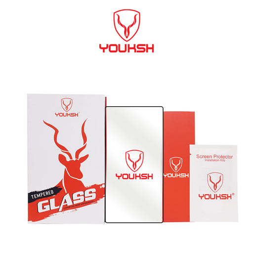 YOUKSH Samsung S24 Anti Static Clear Glass Protector - YOUKSH Samsung S24 Anti Static Glass Protector - With YOUKSH Installation kit.