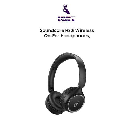 Soundcore H30i Wireless On-Ear Headphones, Foldable Design.