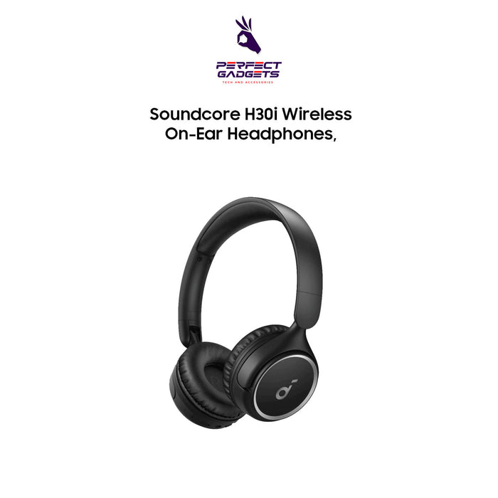 Soundcore H30i Wireless On-Ear Headphones, Foldable Design.