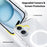 YOUKSH MagSafe Case For IPHONE 16, Clear Case With Charging Compatible, Shock Proof With Built-In Air Bag.