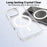 YOUKSH MagSafe Case For IPHONE 16 Pro Max, Clear Case With Charging Compatible, Shock Proof With Built-In Air Bag.