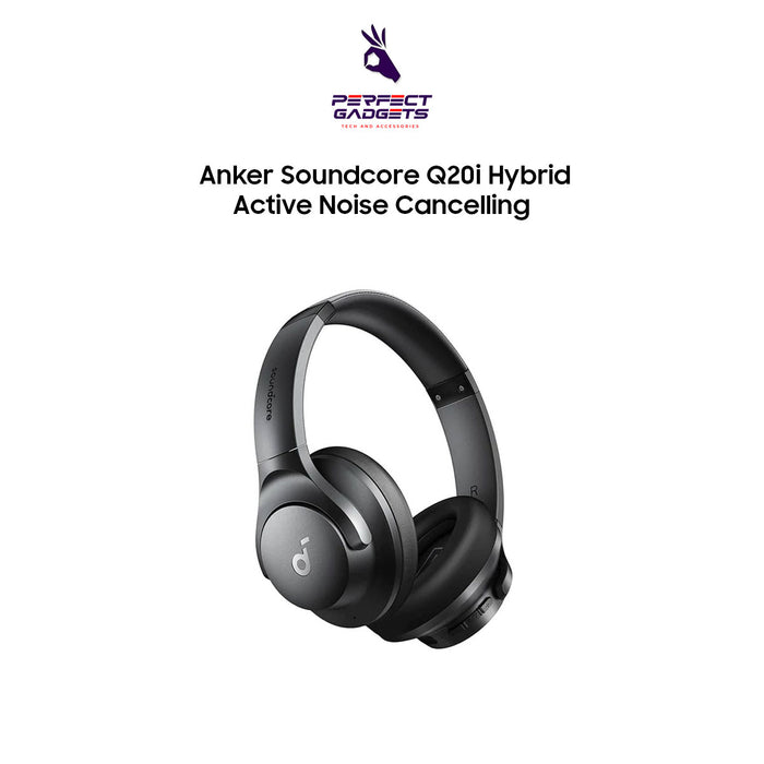 Anker Soundcore Q20i Hybrid Active Noise Cancelling Wireless Headphones.